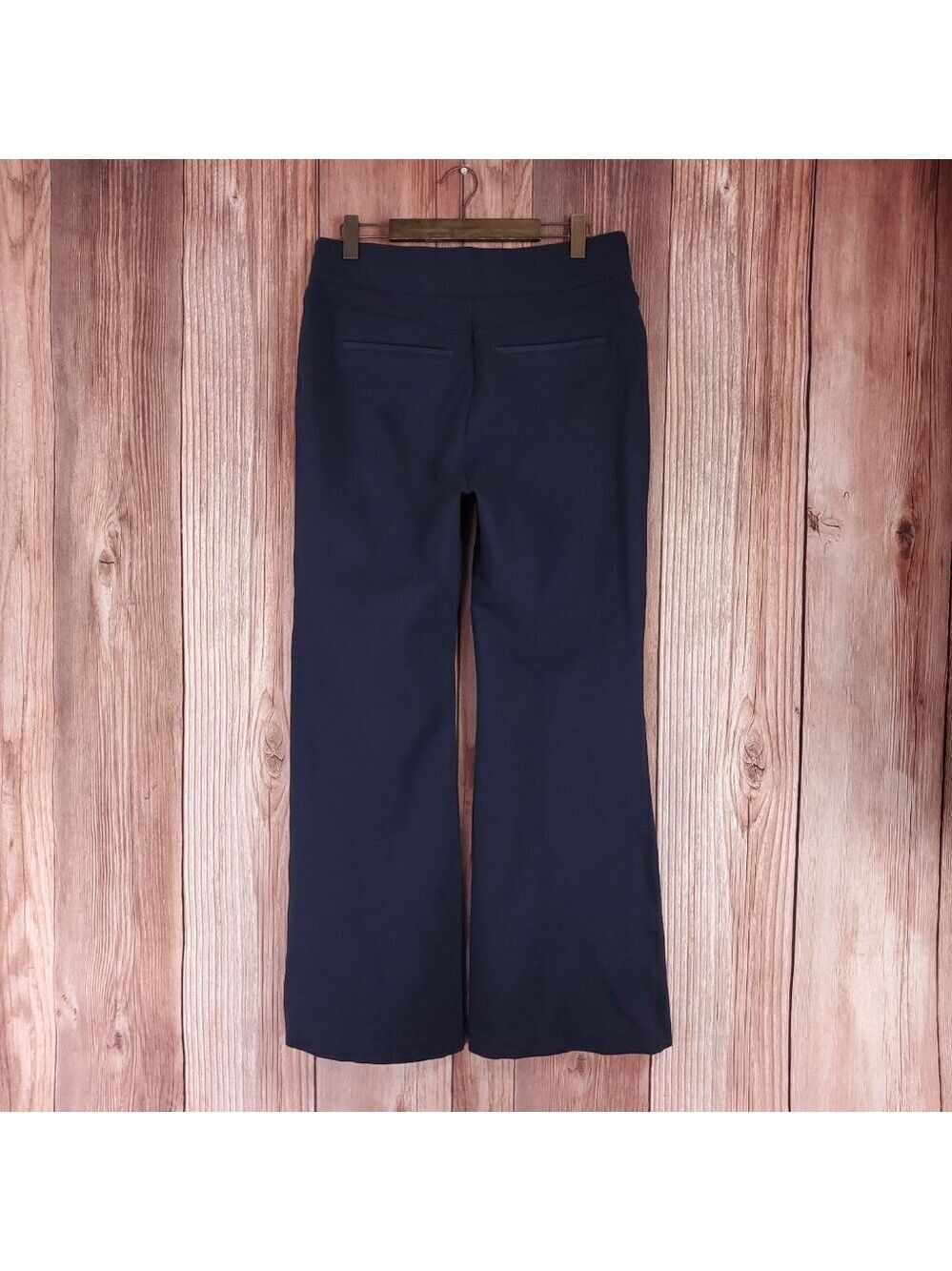 Spanx Womens Size 1X PerfectFit Ponte Hi Rise Flare Pants Navy Blue 20252R - Picture 2 of 12